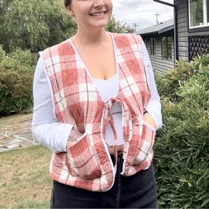 Handmade Quilted Vest Size Medium